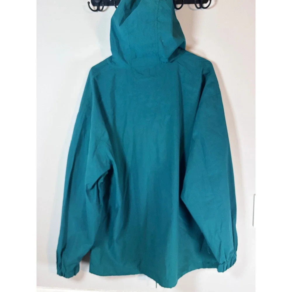 Vintage JanSport Hawaii Pacific University Sea Warriors Windbreaker Teal Large